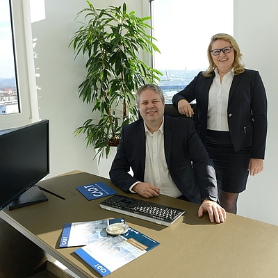 Neue Geschäftsleitung: Thomas und Martina Schwarz © CAD+T 