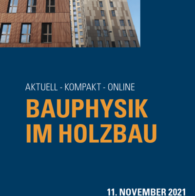 Cover Bauphysik im Holzbau